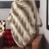 Lucerne Faux Fur Poncho