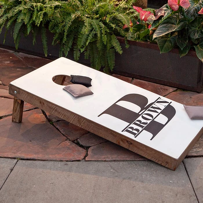 Monogrammed Cornhole Set 5 Monogrammed Cornhole Set - Image 3