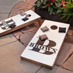 Monogrammed Cornhole Set 9 Monogrammed Cornhole Set -Gift Shop 16405 Monogrammed Cornhole Set ALT 03 P