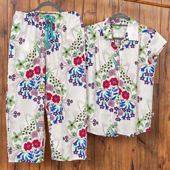 Pretty Posy Capri Pajamas - Image 2