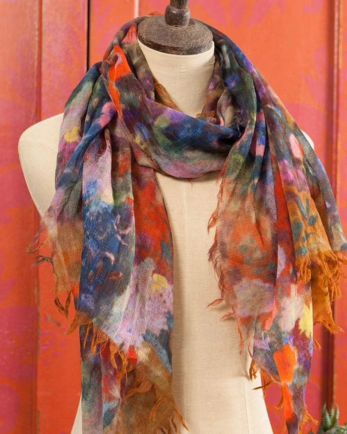Arcadia Floral Scarf 4 Arcadia Floral Scarf - Image 2