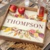Foliage Personalized Tray -Gift Shop 19080 Personalized Foliage Tray P