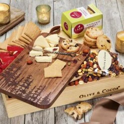Woodland Serving Board & Snacks