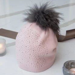 Crystal Blush Beanie