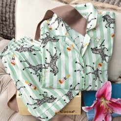 Party Zebra Short Pajamas