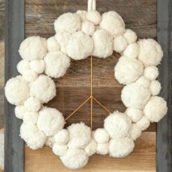 Peace & Pom Wreath