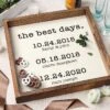 The Best Days Personalized Tray -Gift Shop 21800 The Best Days Personalized Tray P