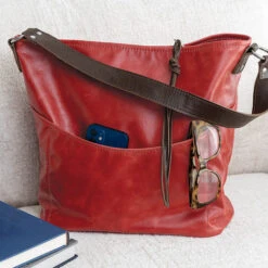 Roxbury Leather Hobo Bag