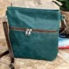 Teal Leather Crossbody Bag 1 Teal Leather Crossbody Bag -Gift Shop 22521 Teal Leather Crossbody Bag P