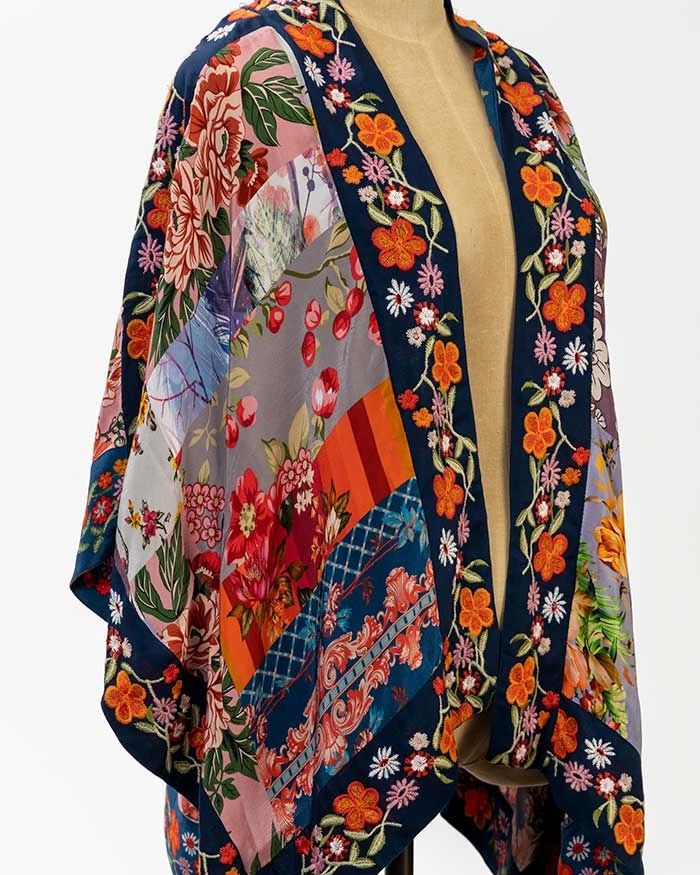 Huntington Embroidered Kimono 4 Huntington Embroidered Kimono - Image 2