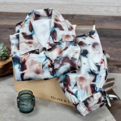 Impressionist Sunset Short Pajamas