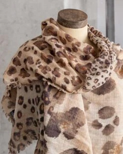 Leopard Safari Scarf 7 Leopard Safari Scarf -Gift Shop 26917 Leopard Safari Scarf ALT 02 P