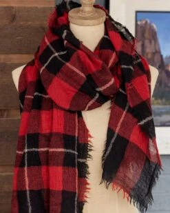 Edinburgh Plaid Scarf 7 Edinburgh Plaid Scarf -Gift Shop 27172 Edinburgh Plaid Scarf ALT 01 P