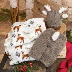 Gift Shop 26 "Oh Deer" Outfit & Swaddle