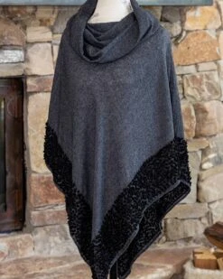 Saint-luc Cowl Neck Poncho