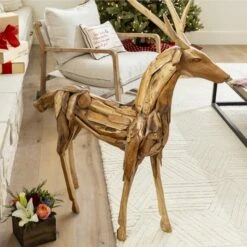 Luxe Driftwood Stag -Gift Shop 28528 Luxe driftwood Stag ALT 02 P