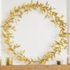 Olive Leaf Gilt Metal Wreath 2 Olive Leaf Gilt Metal Wreath -Gift Shop 28876 Olive Leaf Gilt Metal Wreath P