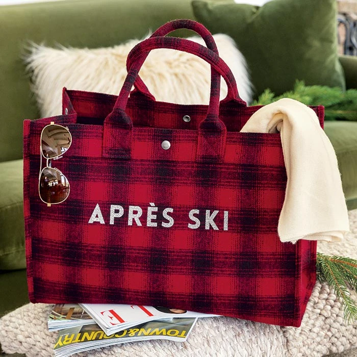 Après Ski Flannel Tote 3 Après Ski Flannel Tote