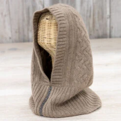 Fawn Cashmere Hood