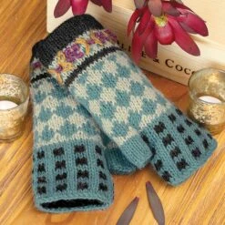 Alpaca Fingerless Gloves