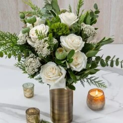 Snowy Grace Market Bouquet