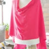 Rose Cashmere Poncho 2 Rose Cashmere Poncho -Gift Shop 5697 Pink Cashmere Shawl P 1