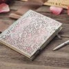 Filigree Hinged Journal -Gift Shop 7050 silvered filigree locking journal P